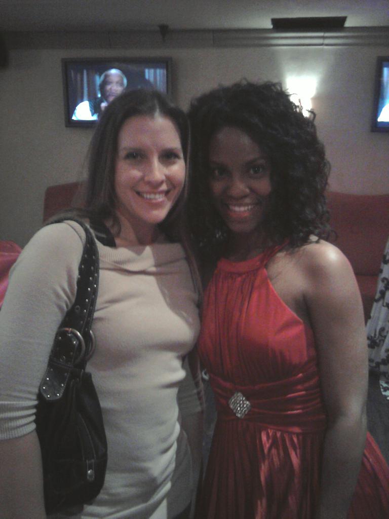me and Brandi Ford at premiere